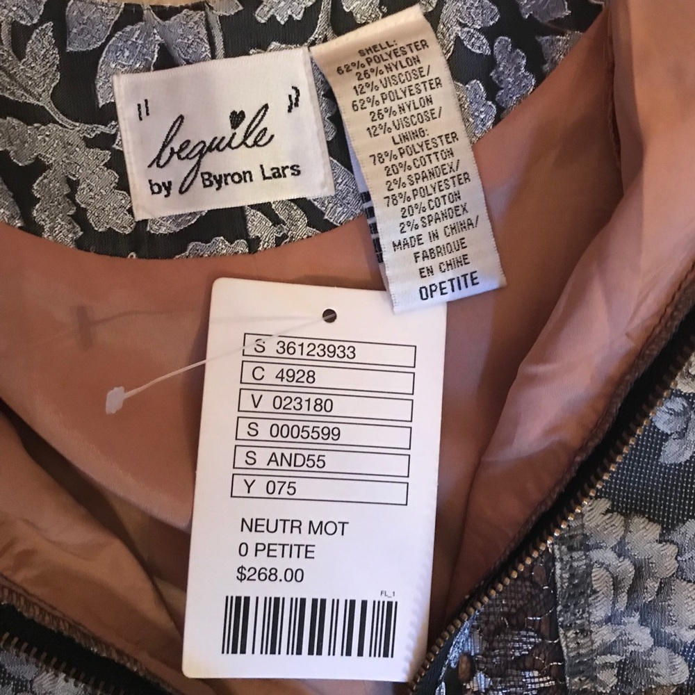 Anthropologie Embroidered Brocade Dress. NEW - Picture 5 of 8